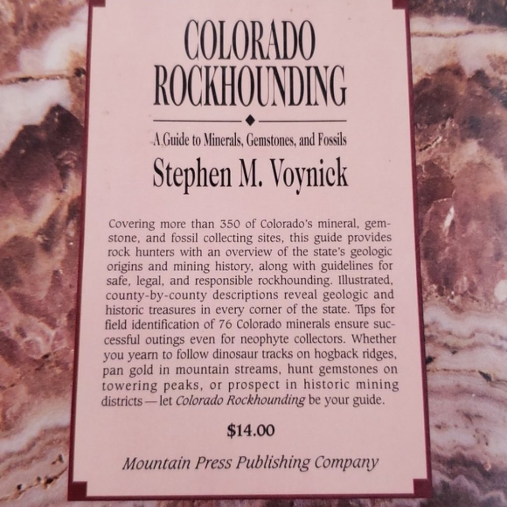 Colorado Rockhounding Feild Guide - Picture 2 of 5